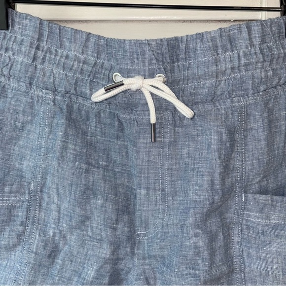 NWT Athleta Cabo Linen 4" Short Chambray Blue size 16 - Picture 5 of 7
